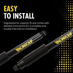 Monroe 0'' Full Front and RearElectronic to Conventional Shock Absorber Conversion Kit for 2002-2006 Cadillac Escalade