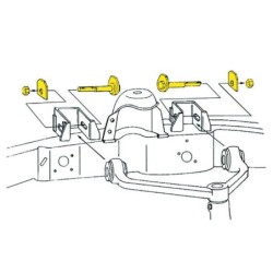 Moog 0'' FrontAlignment Camber Kit for 1998-2009 Mazda B4000