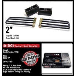 ReadyLift 0'' RearLeaf Spring Block Kit for 1995-2004 Toyota Tacoma 4WD