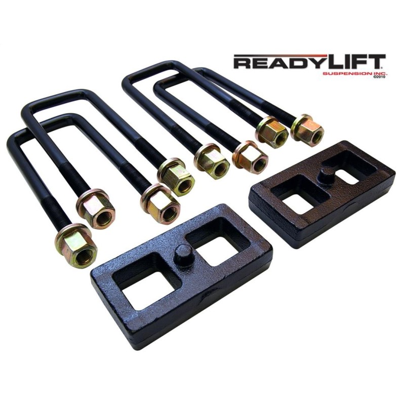 ReadyLift 0'' RearLeaf Spring Block Kit for 1995-2022 Toyota Tacoma 4WD