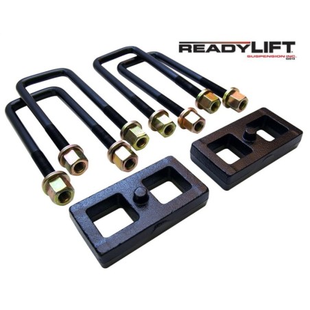 ReadyLift 0'' RearLeaf Spring Block Kit for 1995-2022 Toyota Tacoma 4WD