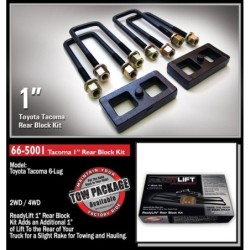 ReadyLift 0'' RearLeaf Spring Block Kit for 1995-2022 Toyota Tacoma 4WD