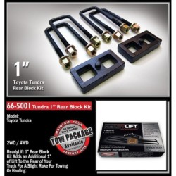 ReadyLift 0'' RearLeaf Spring Block Kit for 2000-2021 Toyota Tundra 2WD/4WD