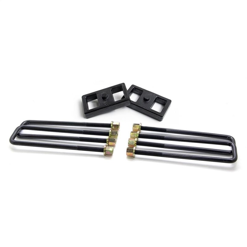 ReadyLift 0'' RearLeaf Spring Block Kit for 2011-2023 GMC Sierra 2500 HD 2WD/4WD