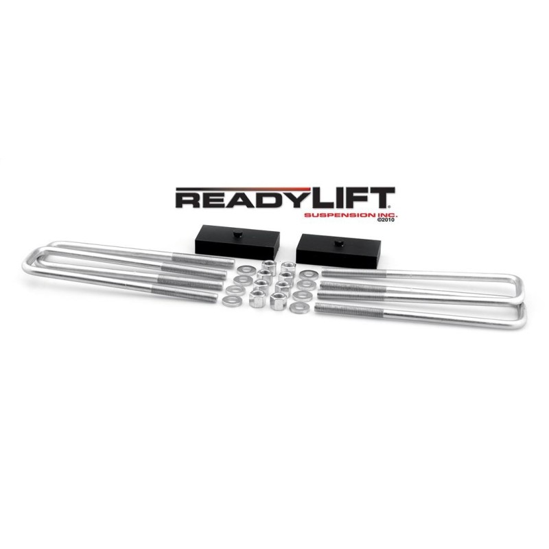 ReadyLift 0'' RearLeaf Spring Block Kit for 1988-1999 GMC C1500