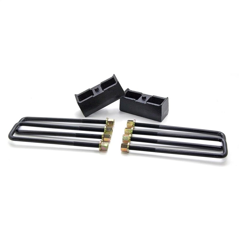 ReadyLift 0'' RearLeaf Spring Block Kit for 1999-2018 GMC Sierra 1500 2WD/4WD