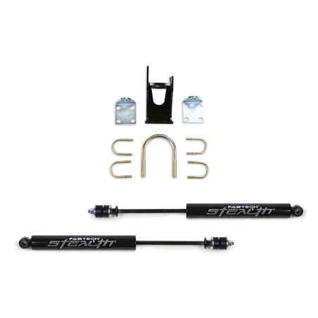 Fabtech 0'' Steering Stabilizer for 2005-2022 Ford F-350 Super Duty 2WD/4WD