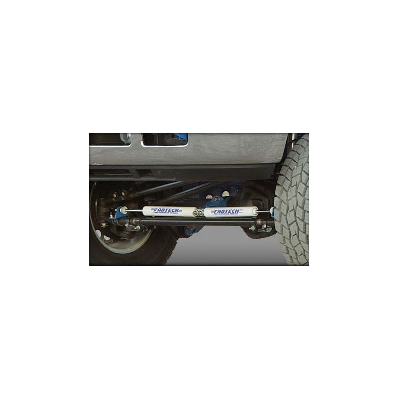 Fabtech 0'' Steering Stabilizer for 2001-2004 GMC Sierra 2500 2WD/4WD