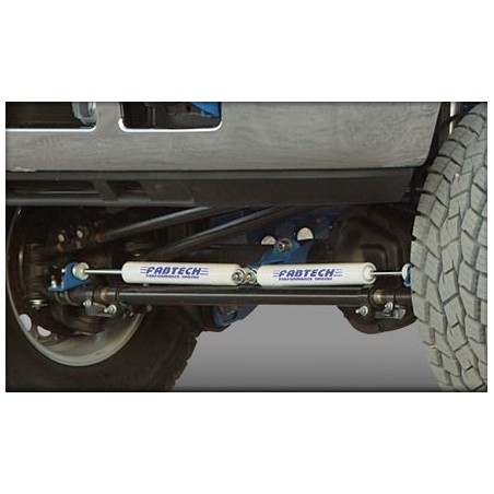 Fabtech 0'' Steering Stabilizer for 2001-2004 GMC Sierra 2500 2WD/4WD
