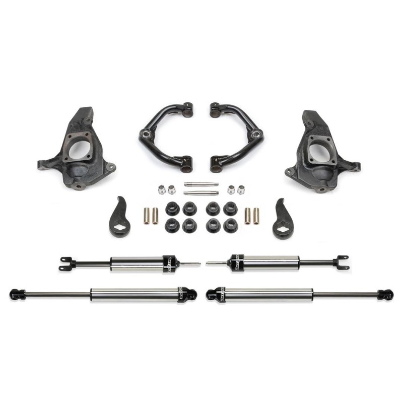 Fabtech 0'' RearLeaf Spring Block Kit for 2011-2014 GMC Sierra 3500 HD 4WD