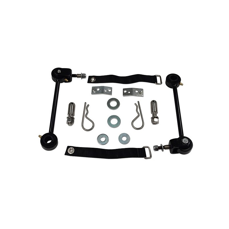TuffCountry 0'' FrontStabilizer Bar Quick Disconnect for 1987-2001 Jeep Cherokee