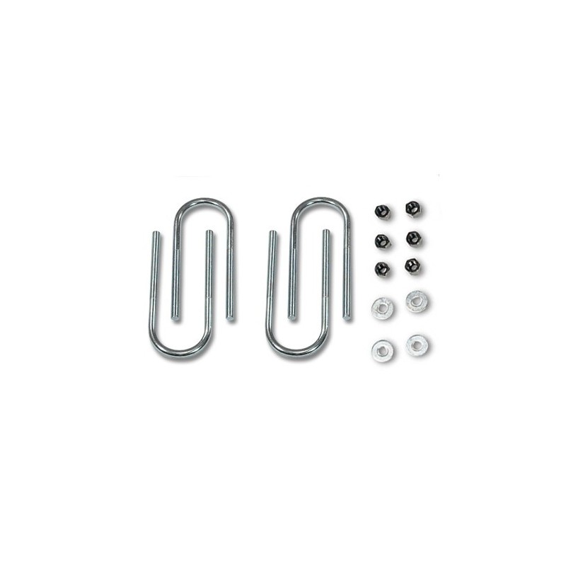 TuffCountry 0'' FrontLeaf Spring Axle U Bolt Kit for 1975-1977 Dodge W100