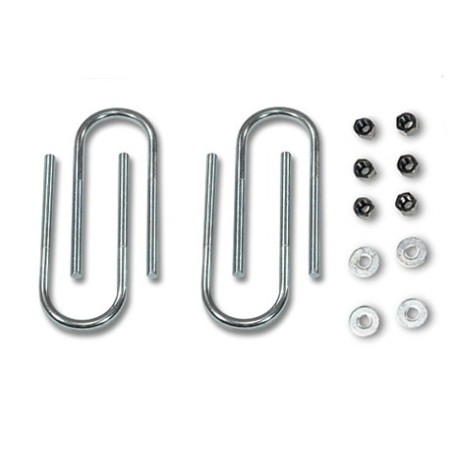 TuffCountry 0'' FrontLeaf Spring Axle U Bolt Kit for 1974-1974 Dodge Ramcharger