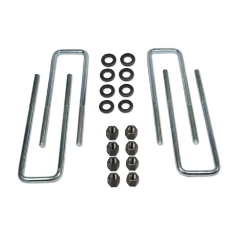 TuffCountry 0'' RearLeaf Spring Axle U Bolt Kit for 2007-2008 GMC Sierra 3500 HD