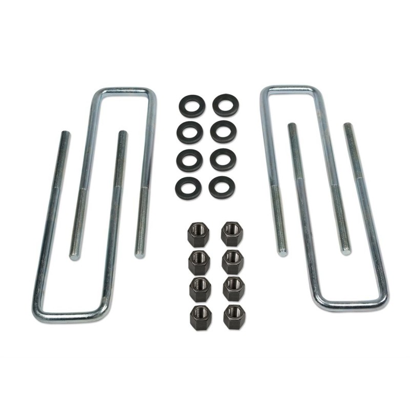 TuffCountry 0'' RearLeaf Spring Axle U Bolt Kit for 2007-2008 GMC Sierra 3500 HD