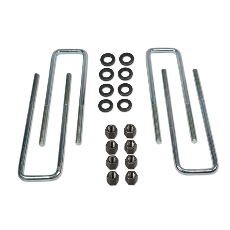 TuffCountry 0'' RearLeaf Spring Axle U Bolt Kit for 1999-2018 GMC Sierra 1500 4WD