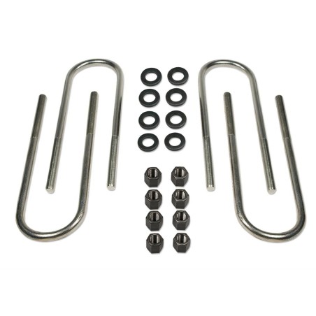 TuffCountry 0'' RearLeaf Spring Axle U Bolt Kit for 1973-1987 GMC Jimmy