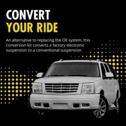 Monroe 0'' RearElectronic to Conventional Shock Absorber Conversion Kit for 2005-2008 Dodge Magnum 2WD