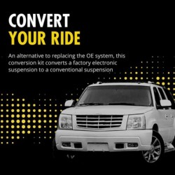 Monroe 0'' RearElectronic to Passive Conversion Kit for 2007-2014 GMC Yukon