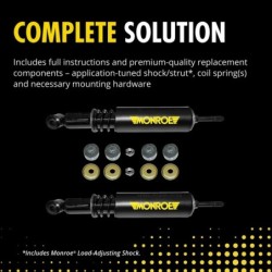 Monroe 0'' RearAir Shock Absorber to Load Assist Shock Absorber Conversion Kit for 1993-1997 Cadillac Seville