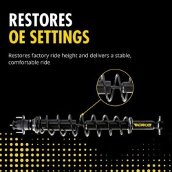 Monroe 0'' RearAir Shock Absorber to Load Assist Shock Absorber Conversion Kit for 2006-2011 Cadillac DTS