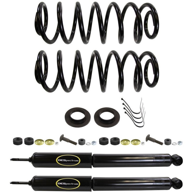 Monroe 0'' RearAir Spring to Coil Spring Conversion Kit for 1990-2002 Lincoln Town Car
